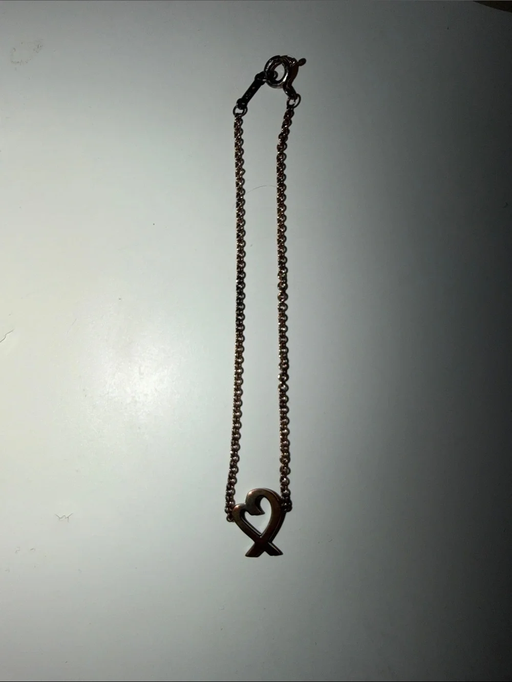 Tiffany and Co Paloma Picasso Loving Heart Bracelet Rose Gold